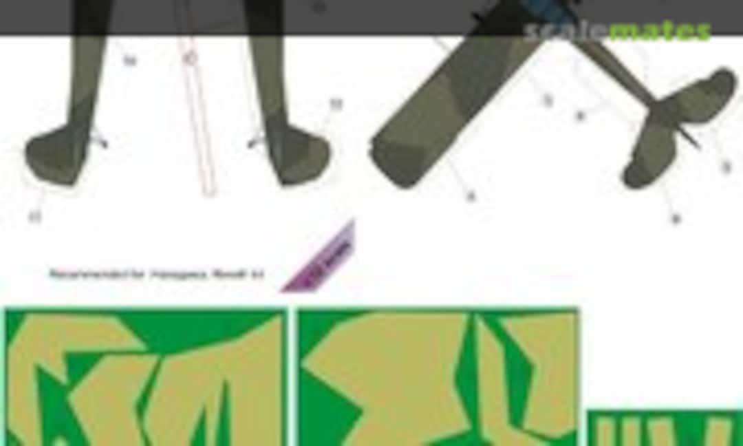 1:32 Fieseler Fi 156B Storch Camouflage Painting Mask (LF Models M3228) M3228