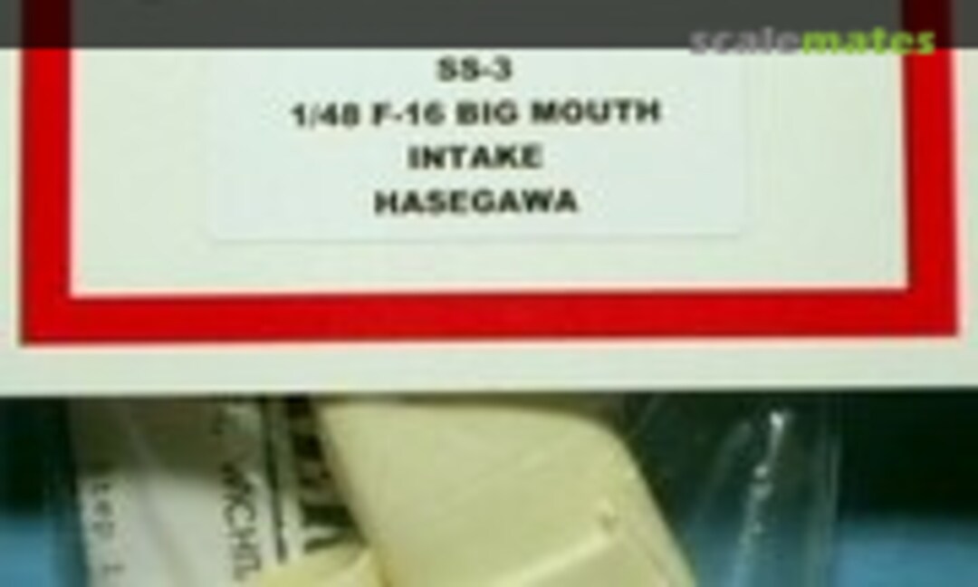 1:48 F-16 Falcon Big Mouth Intake Set (Seamless Suckers SS-3)