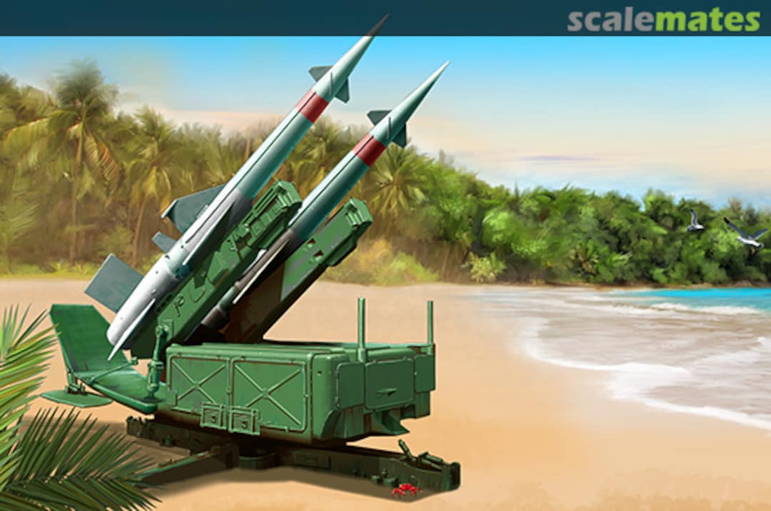 Boxart 5P71 Launcher with 5V27 Missile Pechora (SA3B Goa) Rounds Loaded 02353 Trumpeter