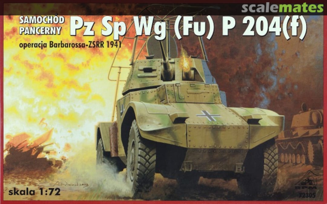 Boxart Pz.Sp.Wg. (Fu) P 204(f) 72305 RPM Boxart Pz.Sp.Wg. (Fu) P 204(f) 72305 RPM