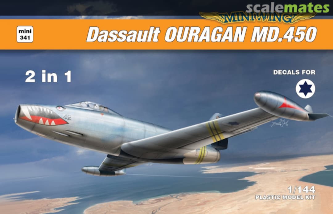 Boxart Dassault Ouragan MD.450 Mini341 Miniwing Boxart Dassault Ouragan MD.450 Mini341 Miniwing