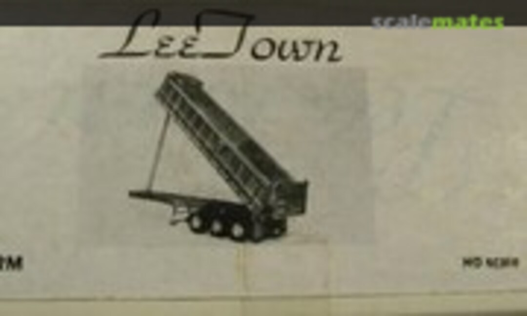 1:87 30' DUMP TRUCK TRAILER TRI AXLE (Lee Town 432-3110) 432-3110
