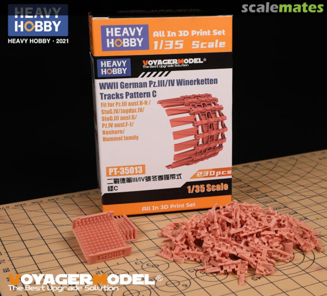 Boxart Pz.III/IV Winterketten Tracks Pattern C PT-35013 Voyager Model Boxart Pz.III/IV Winterketten Tracks Pattern C PT-35013 Voyager Model