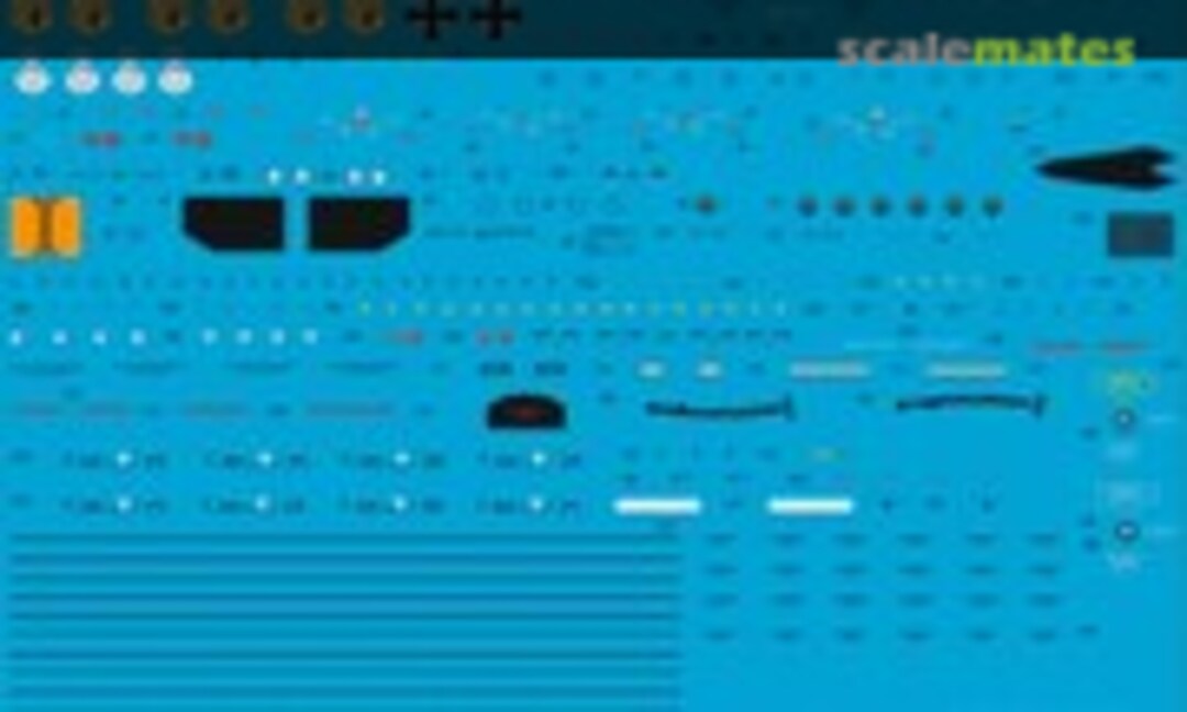 1:48 ISAF Torndao Kennungen für 3 Maschinen AG 51 (Peddinghaus-Decals EP 2175) EP 2175