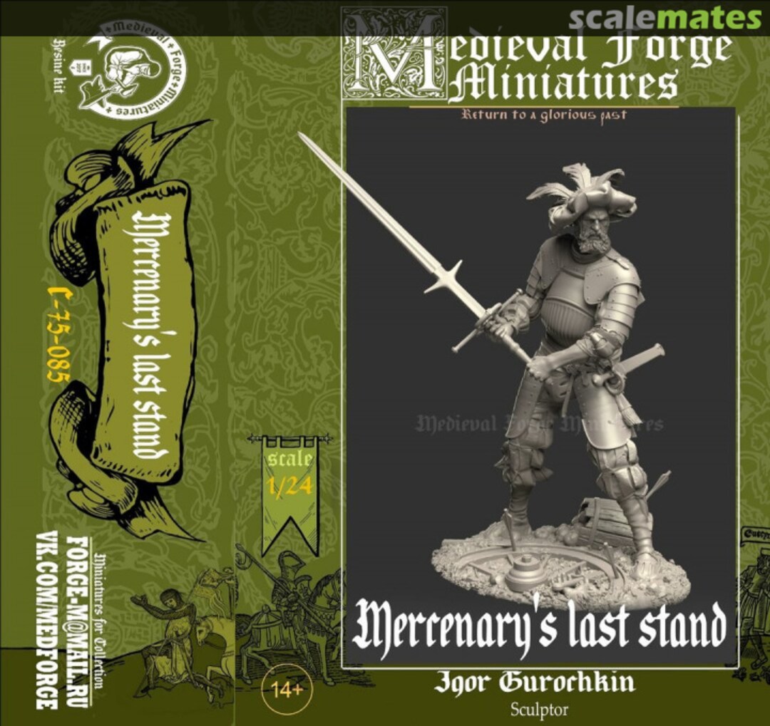 Boxart Mercenary's last stand C-75-085 Medieval Forge Miniatures
