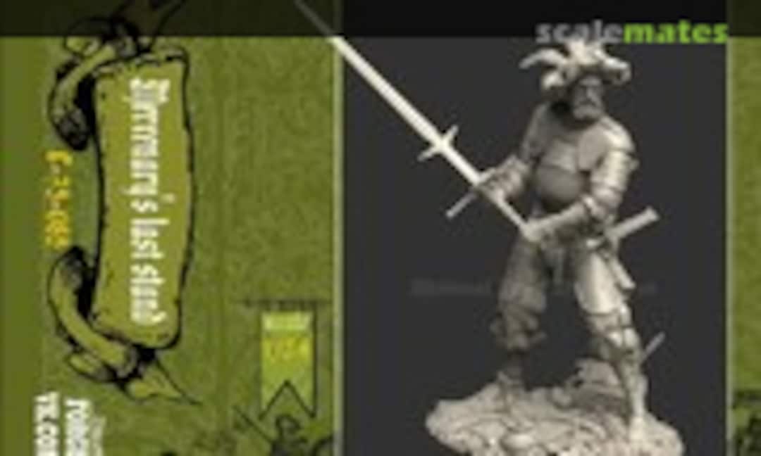 75mm Mercenary's last stand (Medieval Forge Miniatures C-75-085) C-75-085