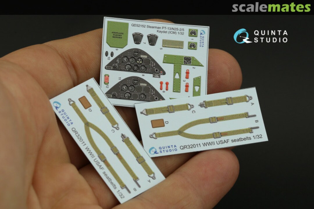 Contents PT-13/N2S-2/5 Kaydet interior 3D decals QD32152 Quinta Studio Contents PT-13/N2S-2/5 Kaydet interior 3D decals QD32152 Quinta Studio