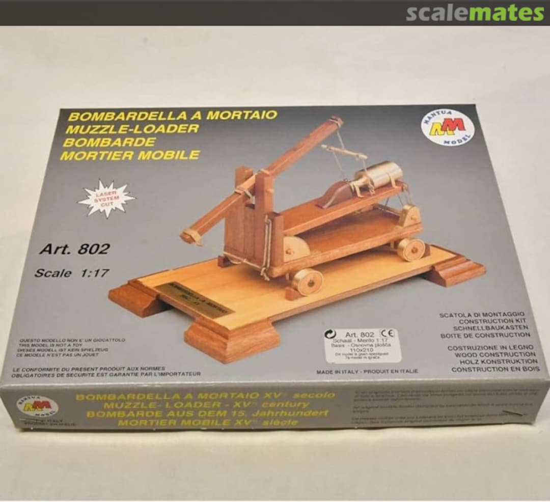 Boxart Bombardella a Mortaio 802 Mantua Model Boxart Bombardella a Mortaio 802 Mantua Model