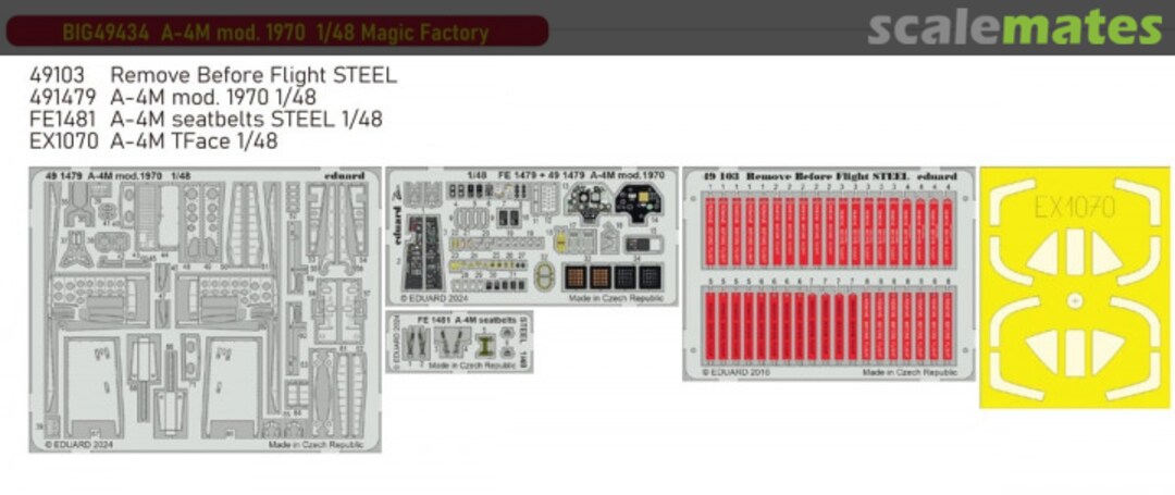 Boxart A-4M Mod. 1970 detail set BIG49434 Eduard Boxart A-4M Mod. 1970 detail set BIG49434 Eduard