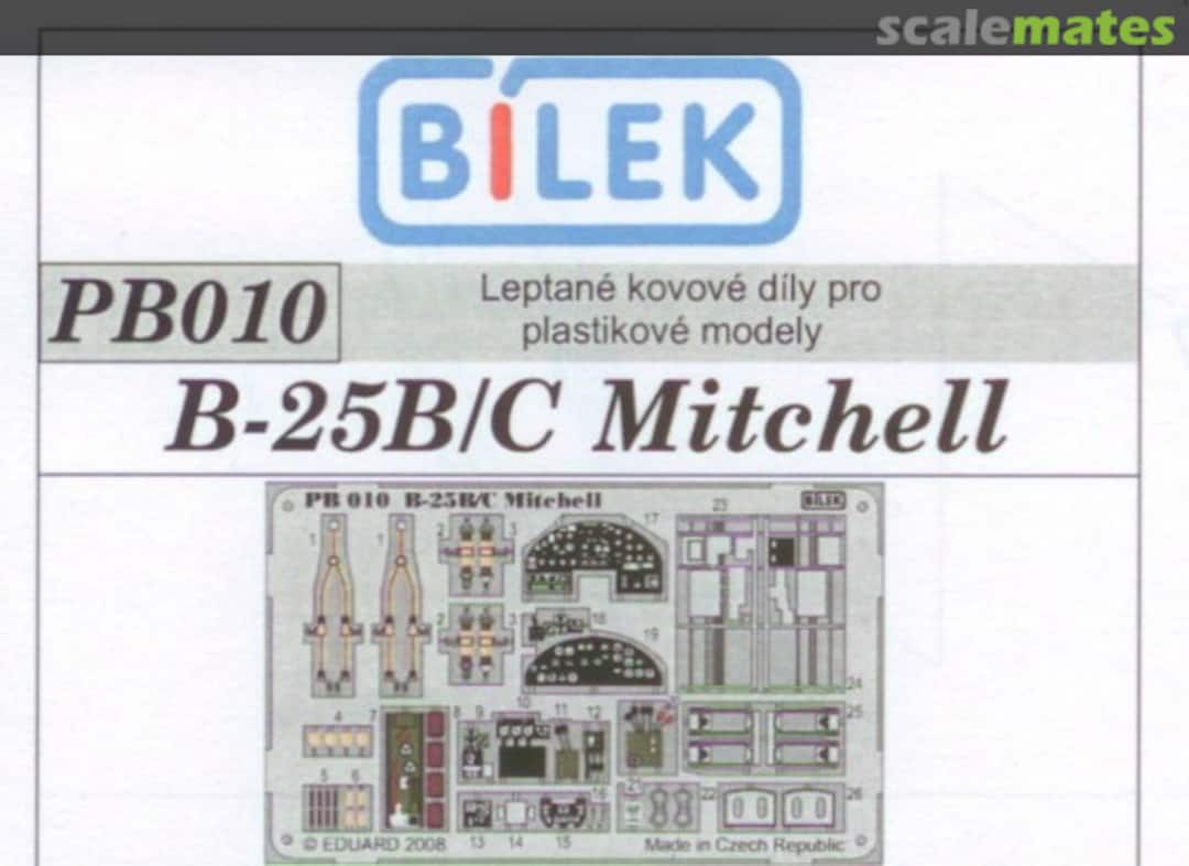 Boxart North American B-25B/C Mitchell PB010 Bilek Boxart North American B-25B/C Mitchell PB010 Bilek