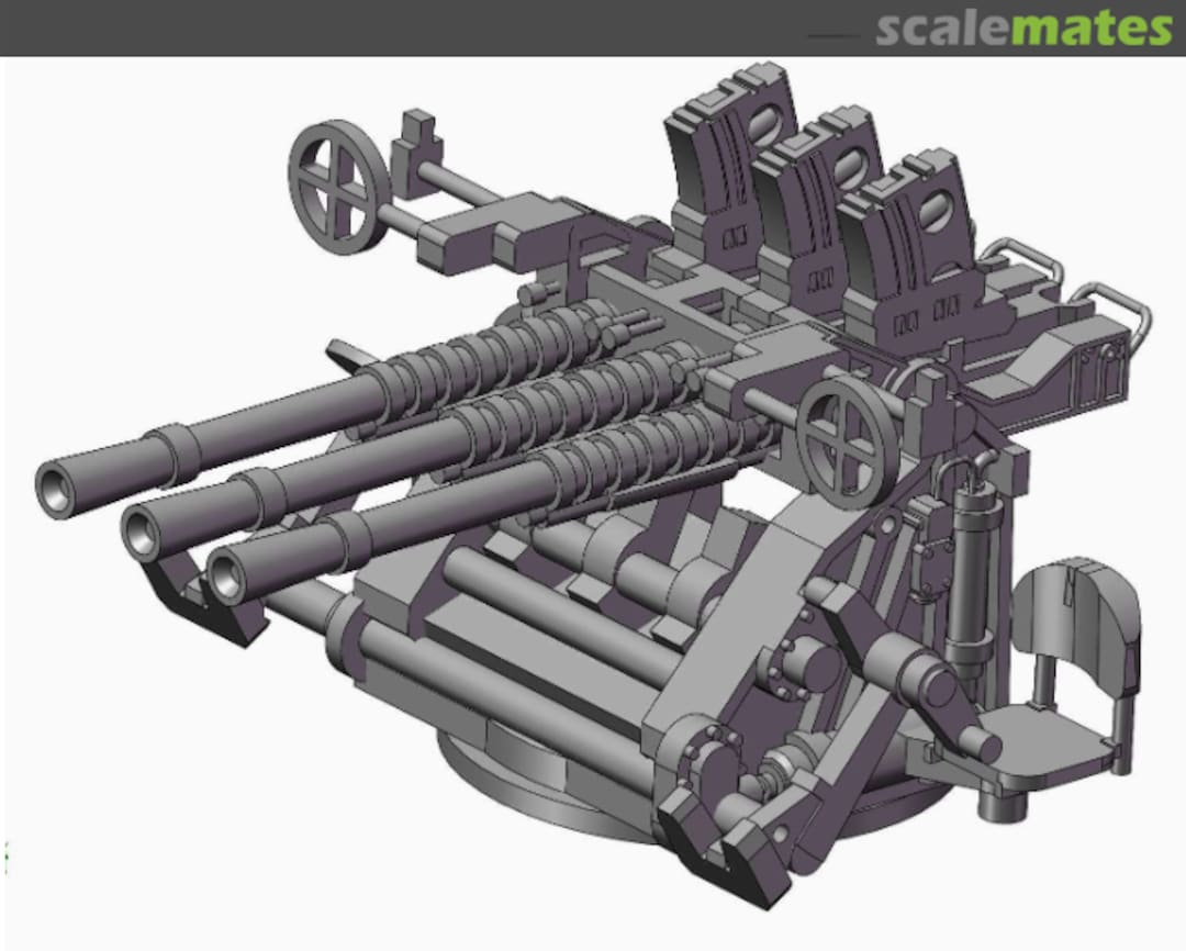 Boxart IJN Type 96 25mm Triple AA SP70035 serpent model Boxart IJN Type 96 25mm Triple AA SP70035 serpent model