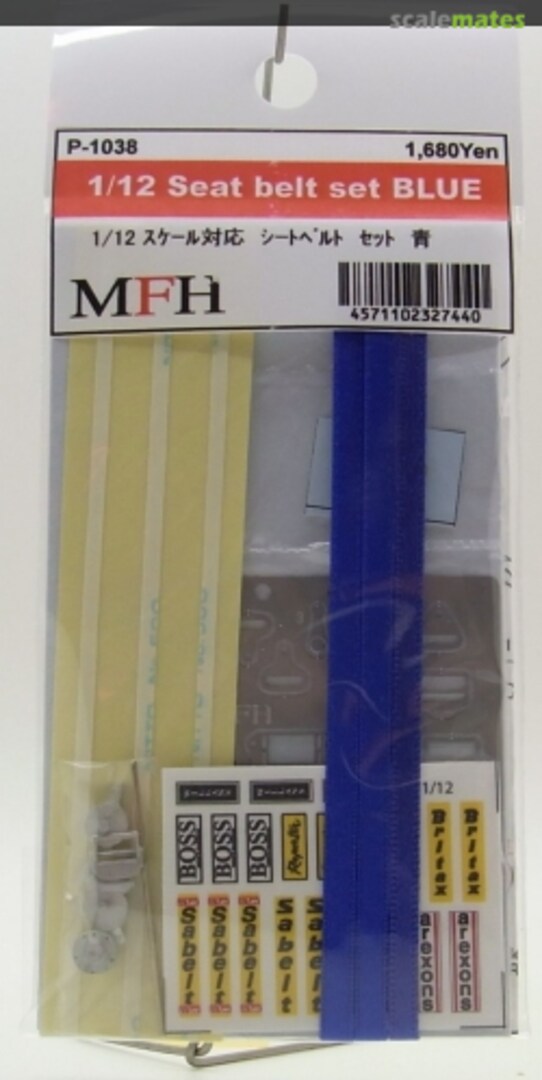 Boxart Seat belt set BLUE P-1038 Model Factory Hiro Boxart Seat belt set BLUE P-1038 Model Factory Hiro