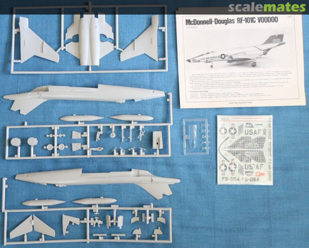 Contents RF-101C Voodoo 1037 Minicraft Hasegawa Contents RF-101C Voodoo 1037 Minicraft Hasegawa