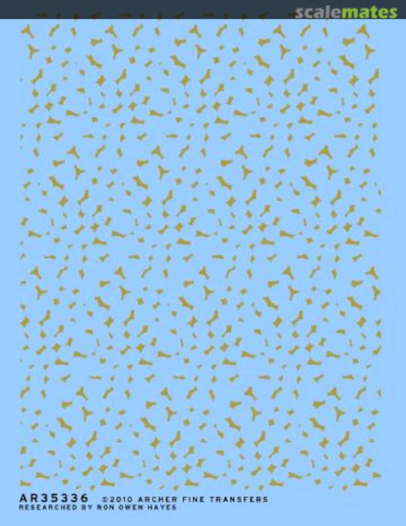 Boxart German ambush camouflage disk pattern for Panther Gs AR35336 Archer Boxart German ambush camouflage disk pattern for Panther Gs AR35336 Archer