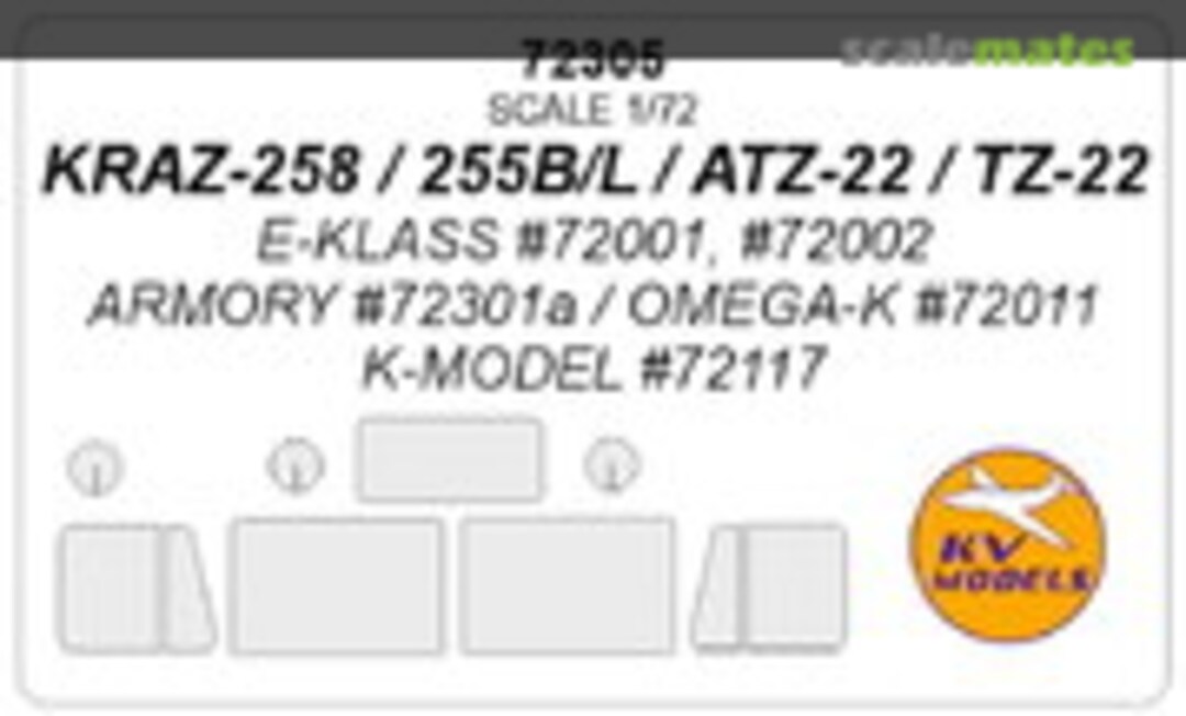1:72 KRAZ-258 / KRAZ-255B/L / ATZ-22 / TZ-22 (KV Models 72305) 72305