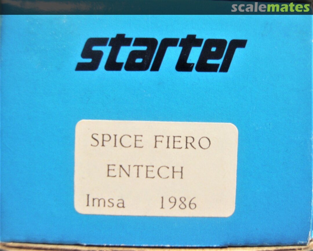 Boxart Spice Fiero "Entech" Starter Boxart Spice Fiero "Entech" Starter