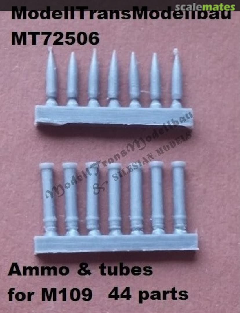 Boxart M109 Ammo & Ammo Tubes MT72506 Modell Trans Modellbau Boxart M109 Ammo & Ammo Tubes MT72506 Modell Trans Modellbau