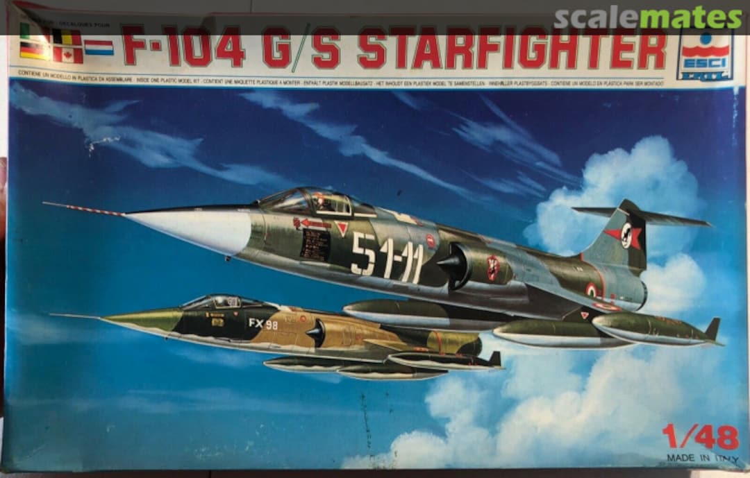 Boxart F-104 G/S Starfighter 4004 ESCI/ERTL Boxart F-104 G/S Starfighter 4004 ESCI/ERTL