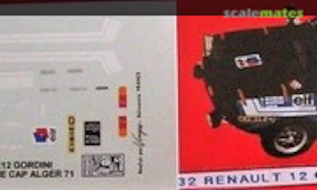 Renault R12 Gordini &quot;elf&quot; (Provence Moulage K1132)