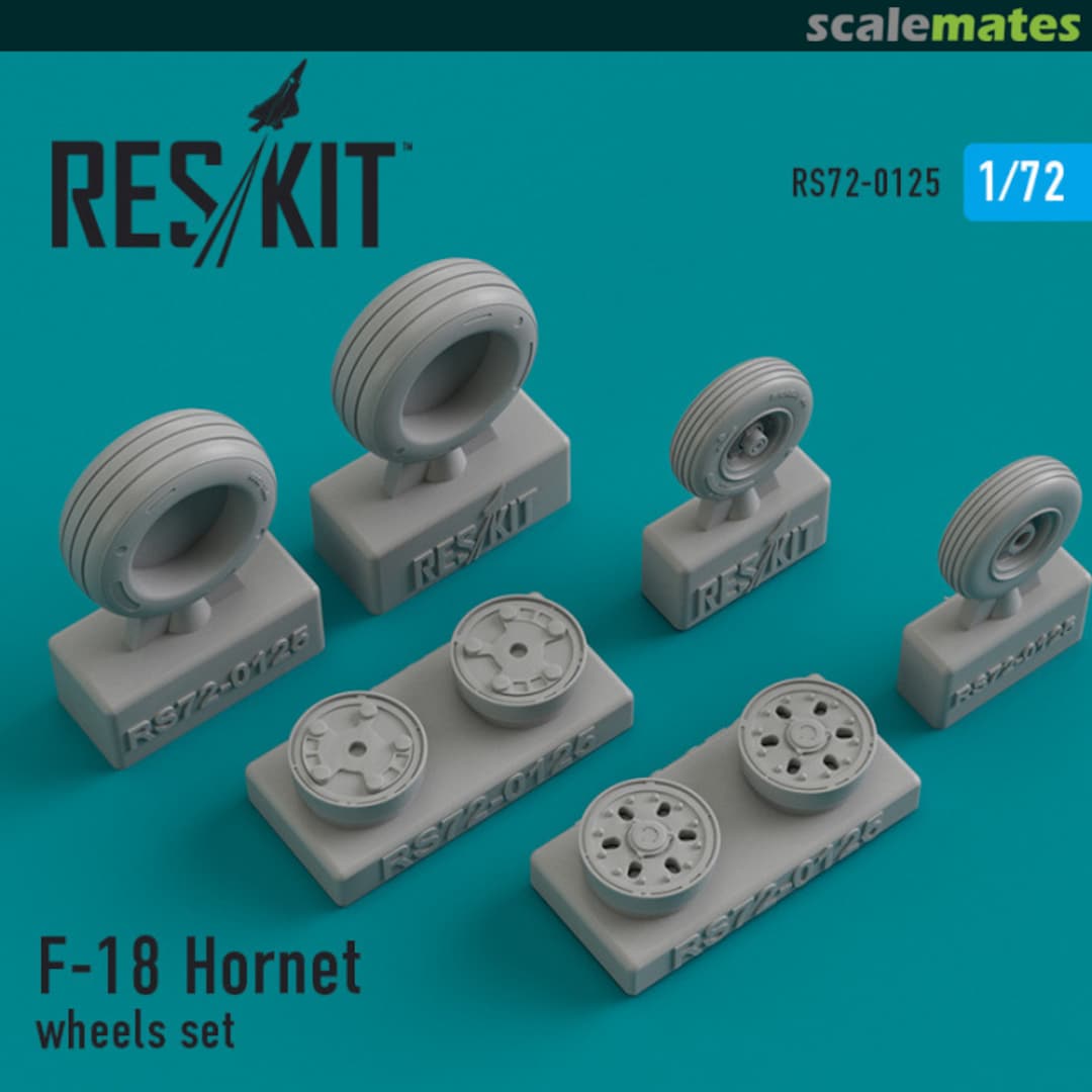 Boxart F-18 Hornet - Wheels Set RS72-0125 ResKit Boxart F-18 Hornet - Wheels Set RS72-0125 ResKit