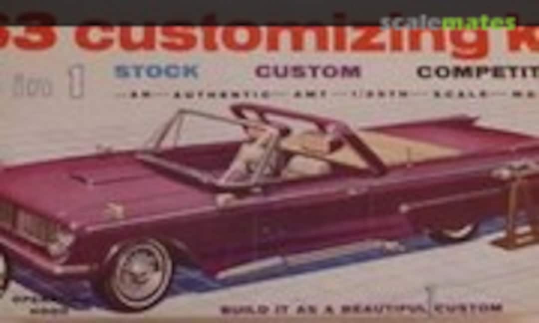 1:25 1963 Pontiac Bonneville Convertible (AMT 06-613)