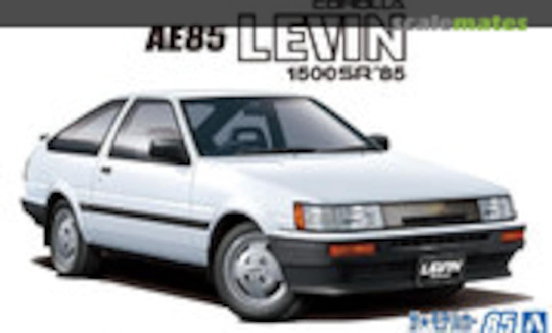 1:24 Toyota AE85 Corolla Levin 1500SR '85 (Aoshima 059685)