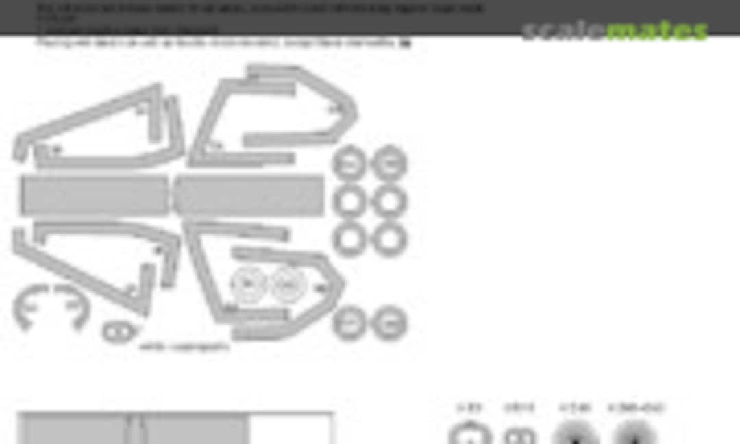 1:32 AH-1G Cobra (early production) BASIC kabuki masks (New Ware NWAM0870) NWAM0870