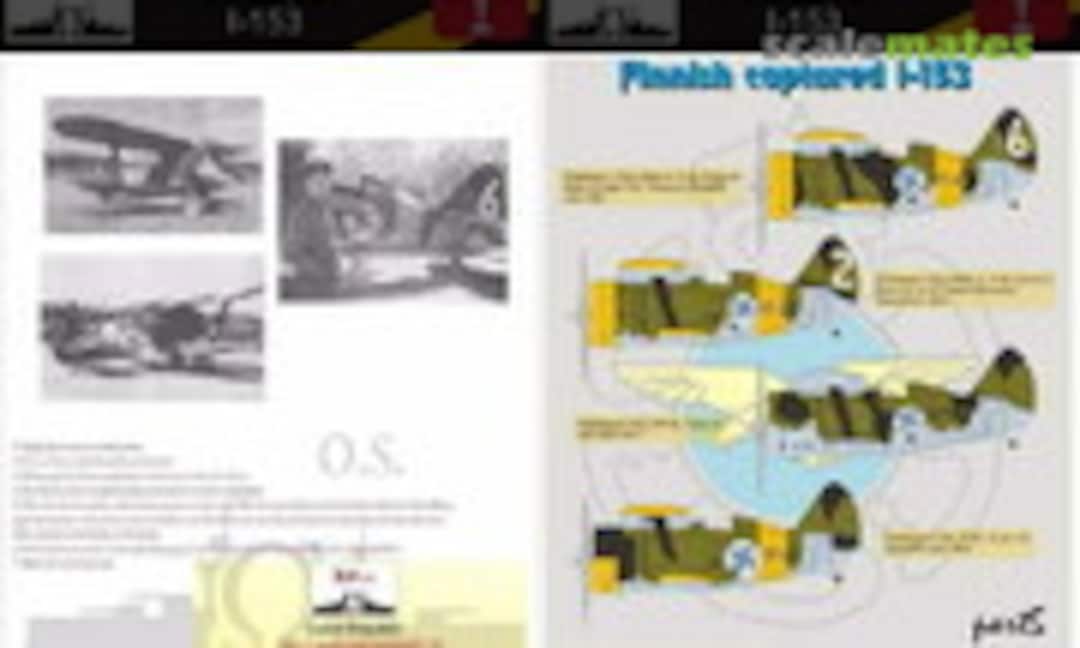 1:48 Polikarpov I-153 - Finnish captured I-153 (ROP o.s. MNFDL48005) MNFDL48005