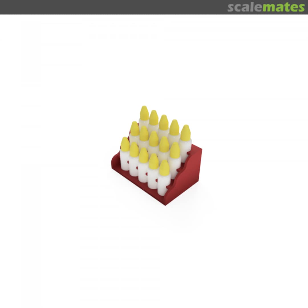 Boxart 17ml Paint Rack BM-17ml-Rack Bulldog Models