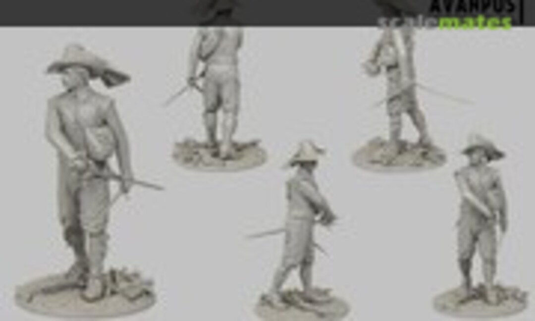 75mm Musketeer (Avanpost Historical Miniatures 75.016) 75.016