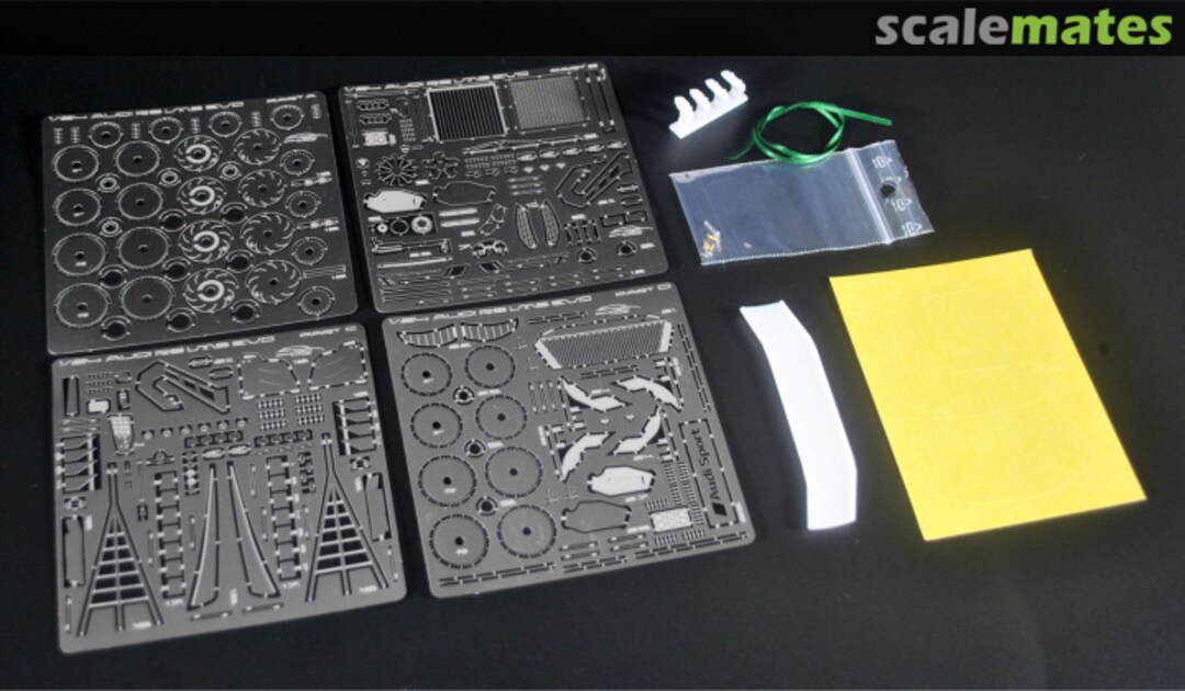 Contents Audi R8 LMS EVO II detail set SL02-036 ScaleLab_24 Contents Audi R8 LMS EVO II detail set SL02-036 ScaleLab_24