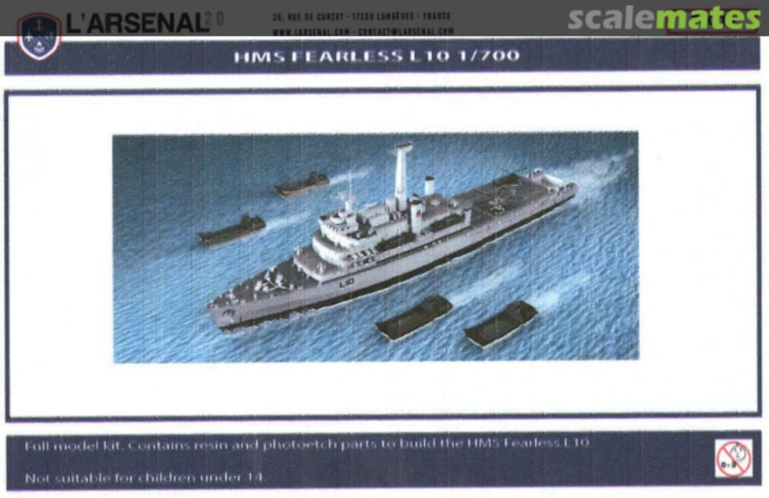 Boxart HMS Fearless L10 700 15 L'Arsenal Boxart HMS Fearless L10 700 15 L'Arsenal