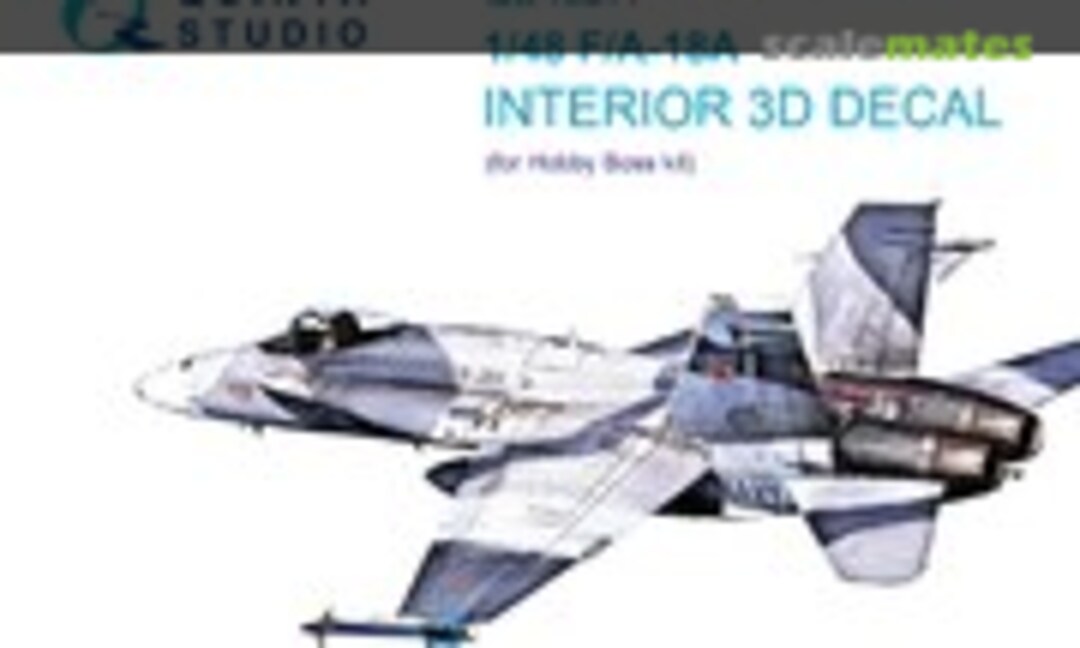 1:48 F/A-18А interior 3D decals (Quinta Studio QD48277) QD48277
