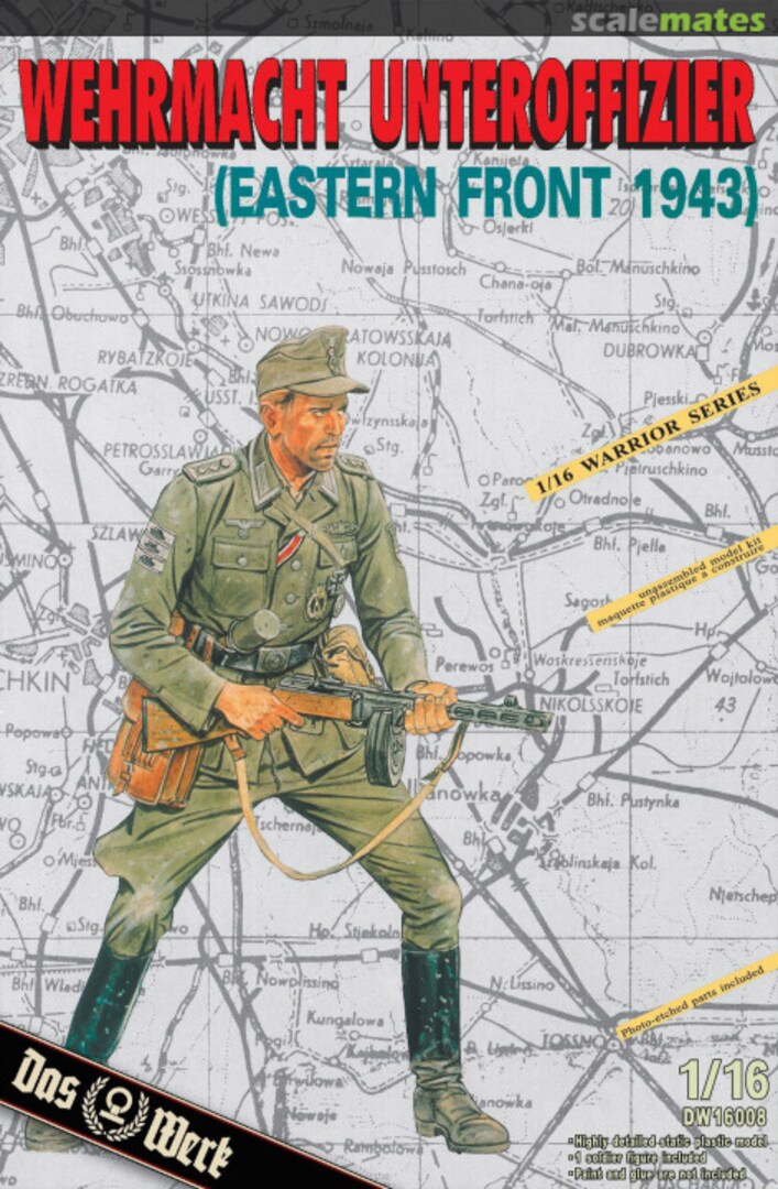 Boxart Wehrmacht Unteroffizier-Eastern Front 1943 DW16008 Das Werk Boxart Wehrmacht Unteroffizier-Eastern Front 1943 DW16008 Das Werk
