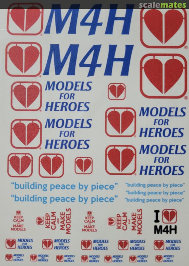 Boxart Models For Heroes Decal Set M4H1 Models For Heroes Boxart Models For Heroes Decal Set M4H1 Models For Heroes