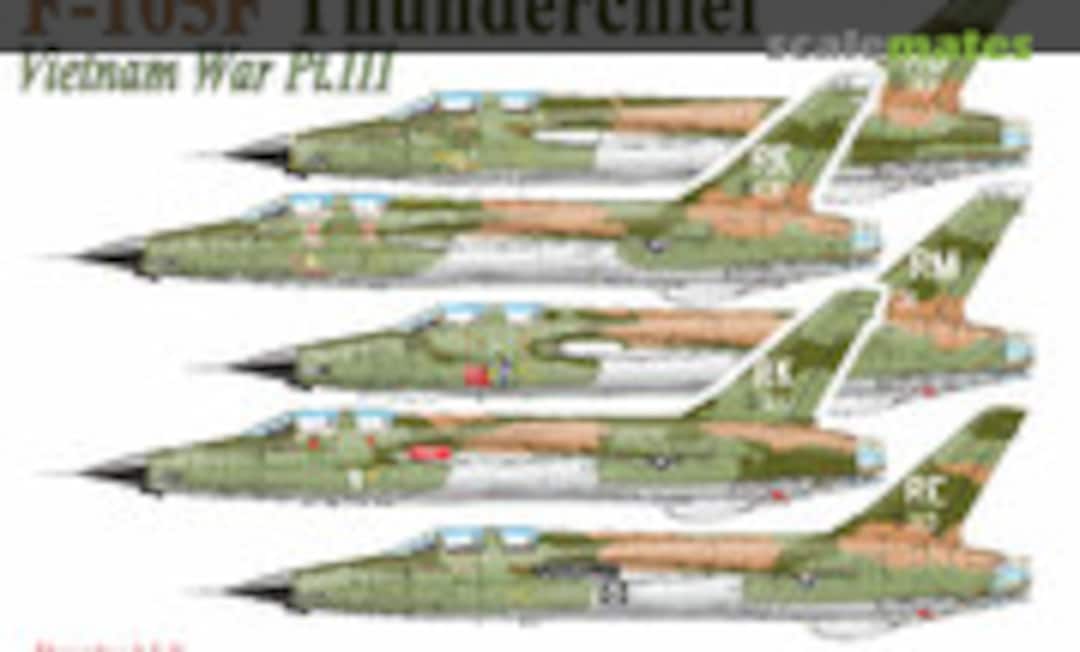 1:48 F-105F Thunderchief Vientam War Pt.III with stencils set (FFA - Film Free Ability) (UpRise Decal UR48267) UR48267