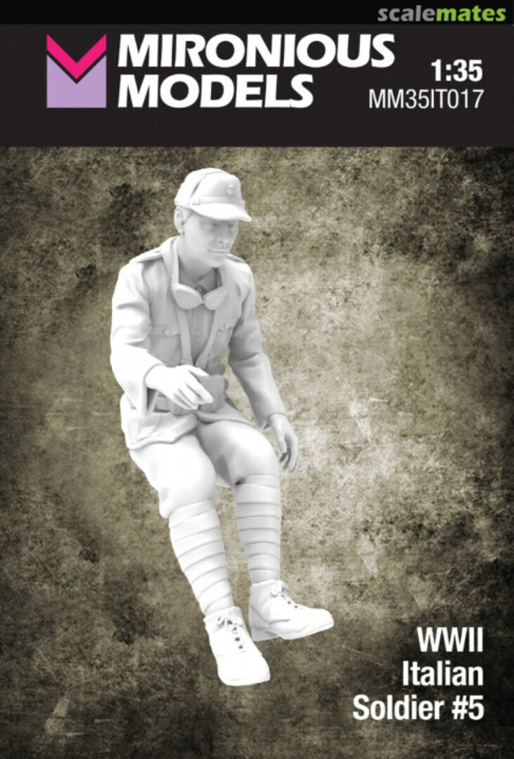 Boxart Italian WWII Soldier No.5 (1 Figure / 3D-Printed) MM35IT017 Mironious Models Boxart Italian WWII Soldier No.5 (1 Figure / 3D-Printed) MM35IT017 Mironious Models