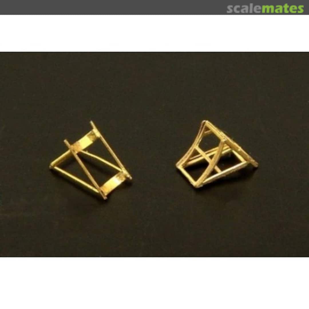 Boxart Luftwaffe wheel chocks (two types) BRL48024 Brengun