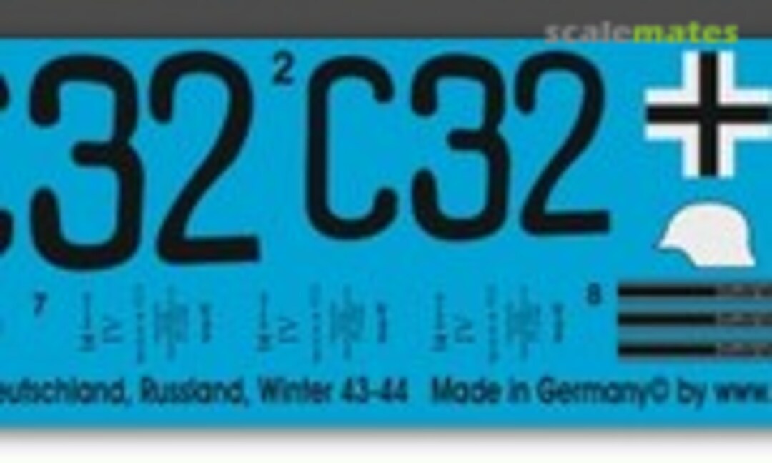 1:16 Tiger I Div. Grossdeutschland Winter 43-44 (Peddinghaus-Decals EP 1491) EP 1491