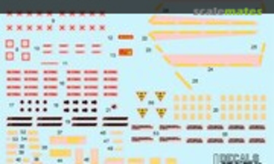 1:48 Sukhoi Su-22M4 Stencils (Polish) (L Decals Studio 48010) 48010