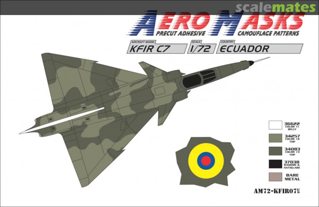 Boxart Kfir C7 Ecuador AM72-KFIR07 AeroMasks Boxart Kfir C7 Ecuador AM72-KFIR07 AeroMasks