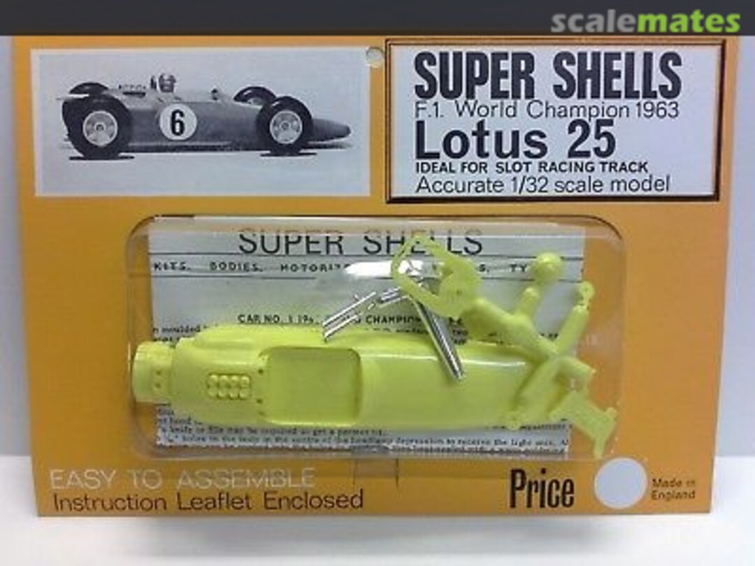 Boxart LOTUS 25 F1 1963 S35 Super Shells Boxart LOTUS 25 F1 1963 S35 Super Shells