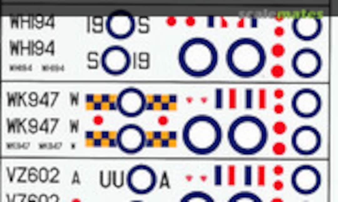 1:72 Gloster Meteor Set 1 (RAFDec RF7201) RF7201