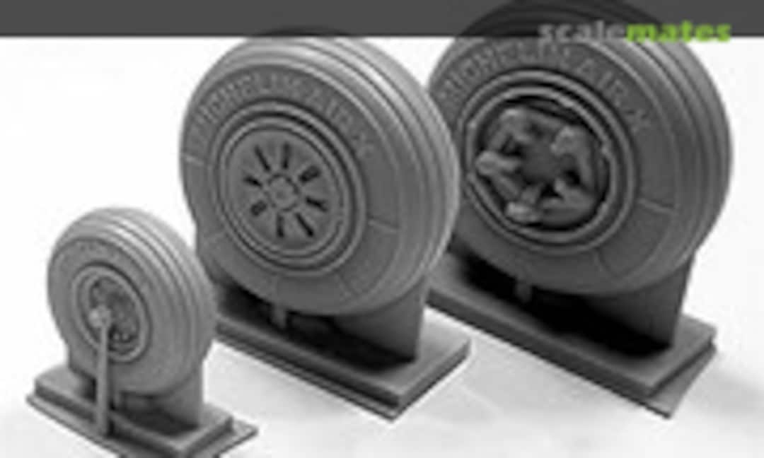 1:32 F-22 Raptor wheels (True Details 32204) 32204