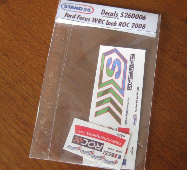 Contents Ford Focus RS WRC '04 "Stobart" S26D006 Stand 26 Contents Ford Focus RS WRC '04 "Stobart" S26D006 Stand 26