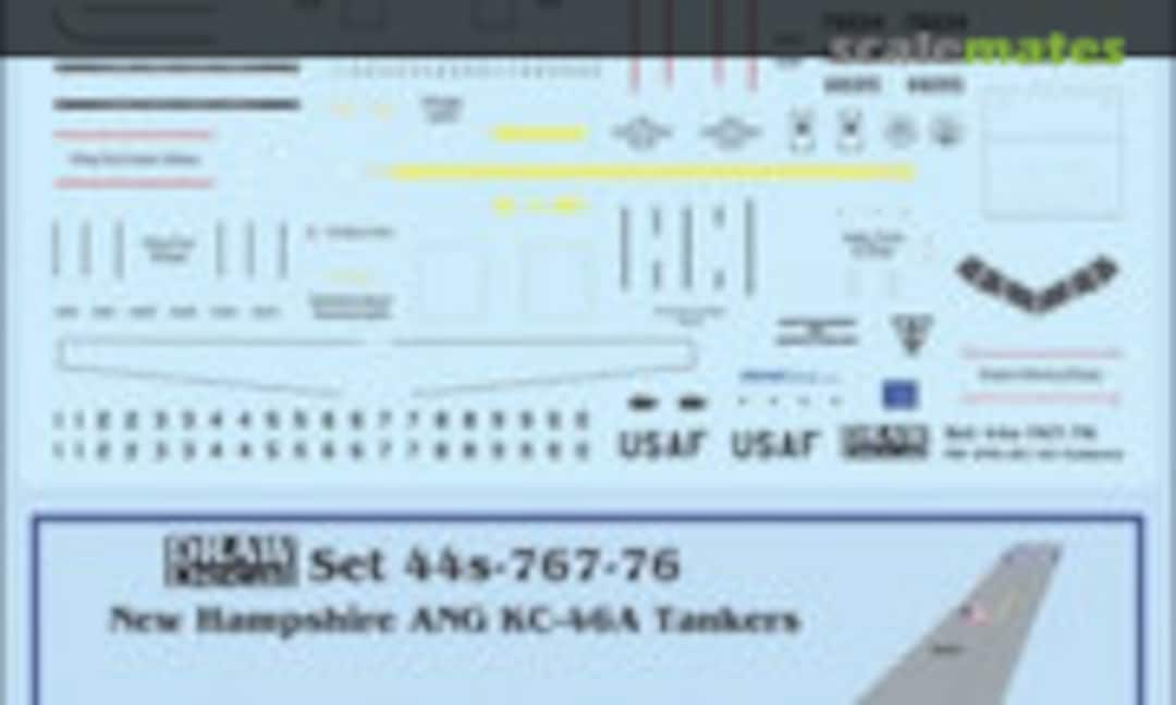 1:72 Boeing KC-46A Pegasus 157th ARW NH ANG (Draw Decal 72s-767-76) 72s-767-76