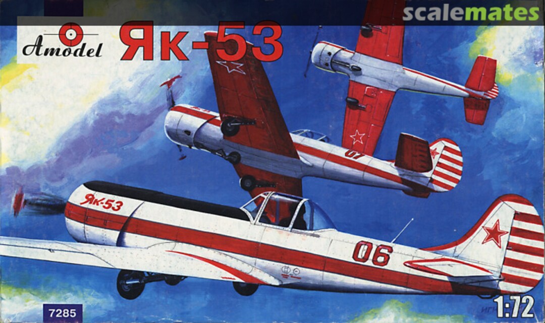 Boxart Yak-53 7285 Amodel Boxart Yak-53 7285 Amodel