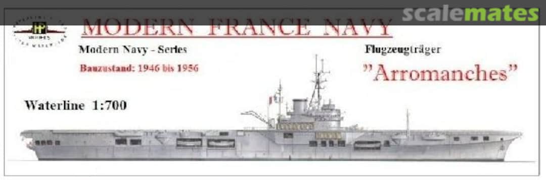 Boxart Flugzeugtrager "Arromanches" HP-Models Boxart Flugzeugtrager "Arromanches" HP-Models