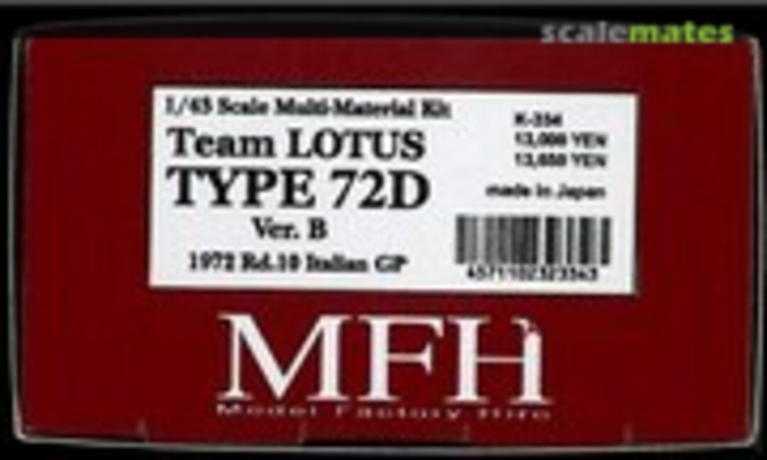 1:43 Lotus 72D (Model Factory Hiro K-334)