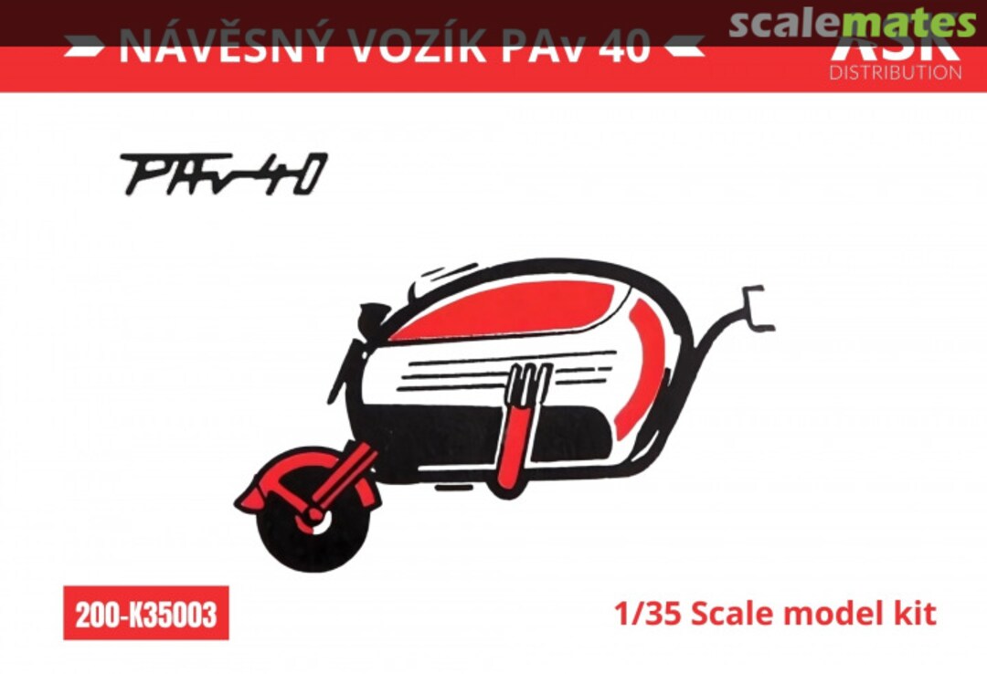 Boxart Návěsný vozík PAv 40 (trailer) 200-K35003 ASK Boxart Návěsný vozík PAv 40 (trailer) 200-K35003 ASK